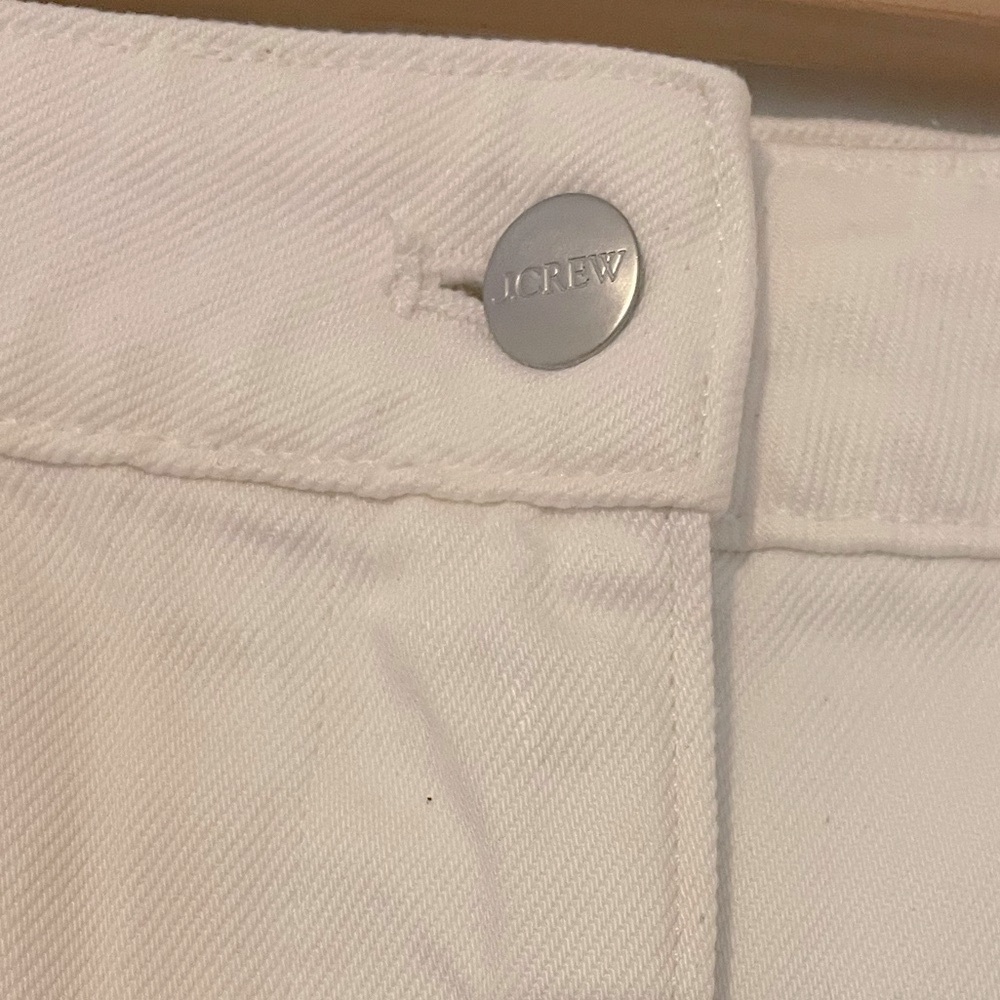 J. Crew White Barrel Jeans - Picture 2 of 5